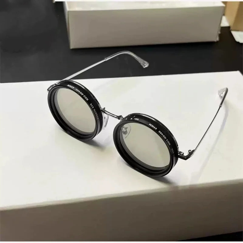 Top quality pure handmade innovative design ND glasses 9 speed endless adjustment UV400 UV protection personality cool polarizin